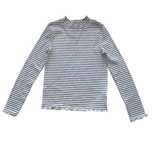 Cat & Jack Long-Sleeve Top Striped Turtleneck & Floral PJ Tank Girls M/8 (3-Pk) - Picture 2 of 13